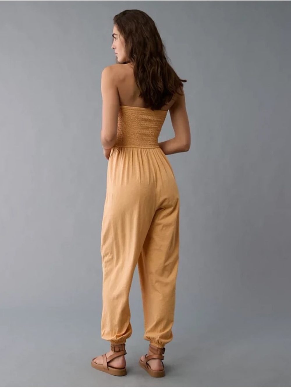 AE Sunchaser Knit Smocked Tube Jumpsuit - Picture 4 of 4